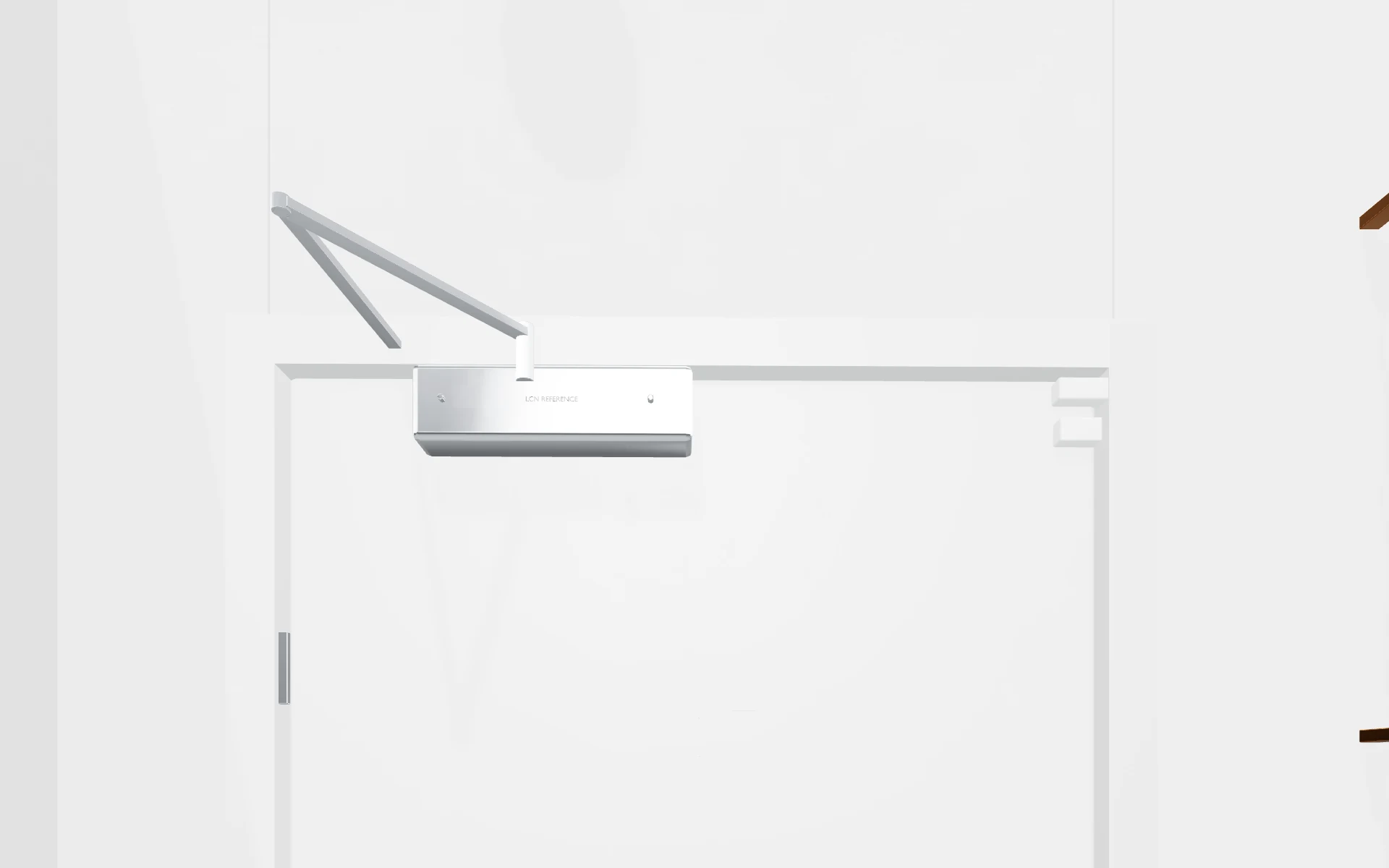 Entrance door · closer linkage