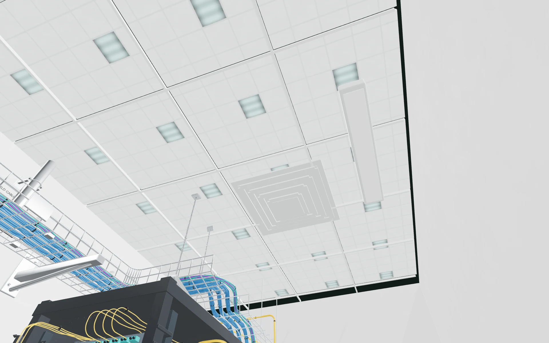 Ceiling · existing air terminal