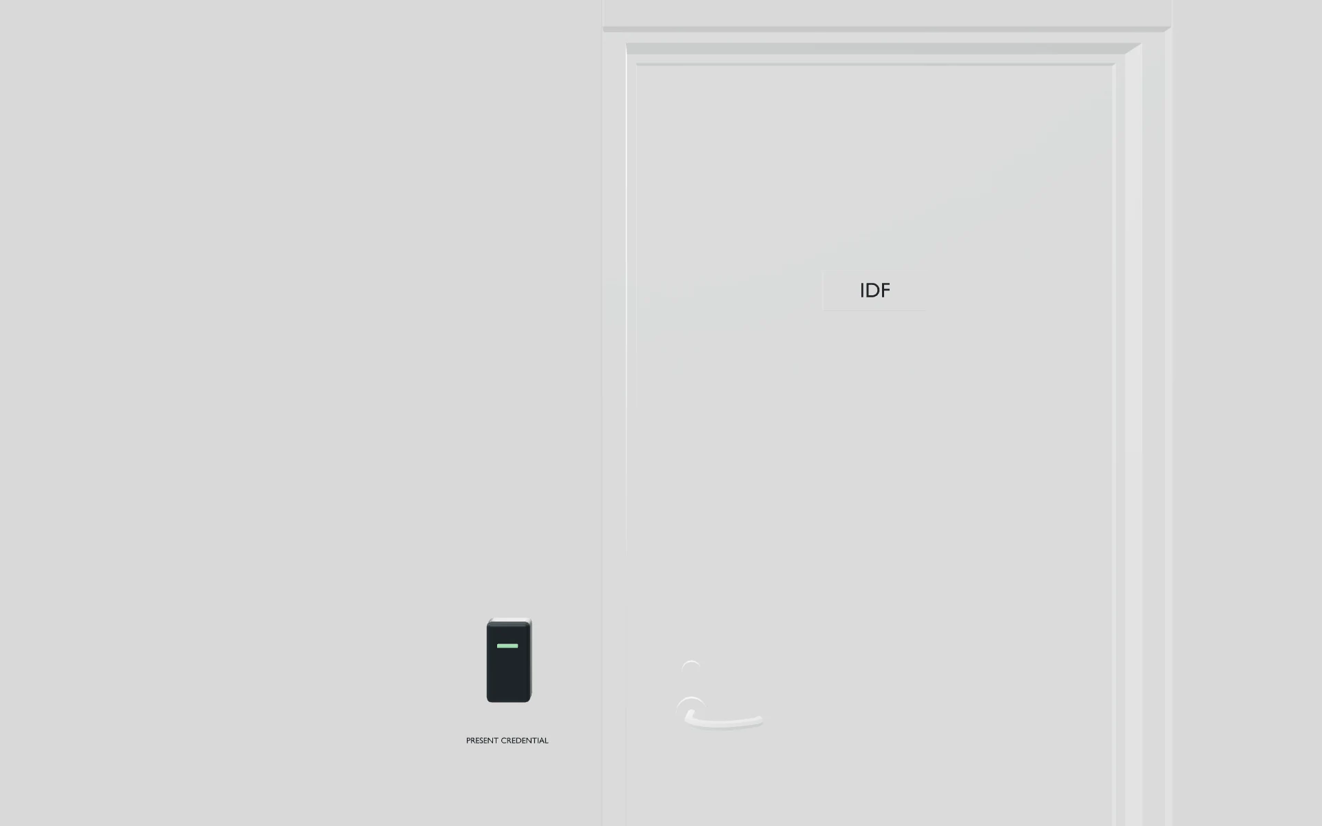 Entrance door · exterior reader